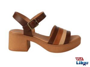 Sandalia baja de ecocuero