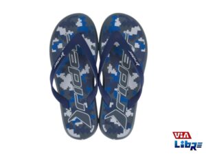 Ojota playera de goma eva azul rider