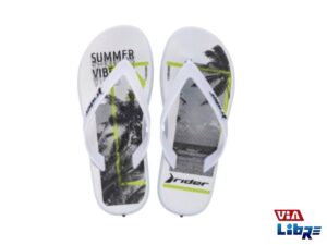 Ojota playera de goma eva kids blanco/verde