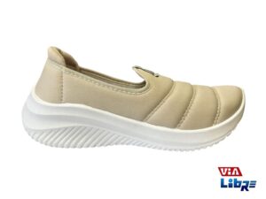 Zapatilla de lona elastizada tipo pancha