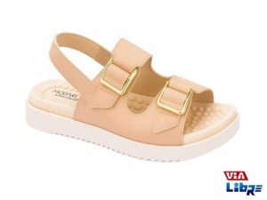 Sandalia con velcro anatomica