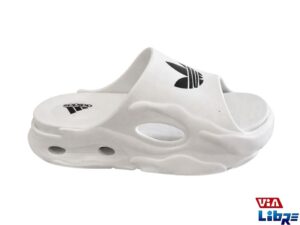 Ojota con plataforma adidas Blanca