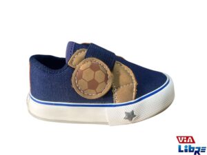 Zapatillas urbanas de lona con abrojo