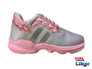 Zapatillas deportivas de niña multicolor