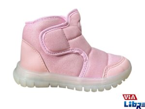 Bota urbana con abrojos rosa