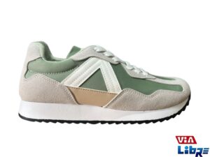 Zapatillas deportivas de dama verdes