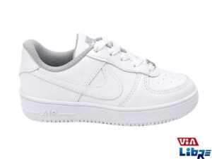Zapatillas urbanas de ecocuero blancas