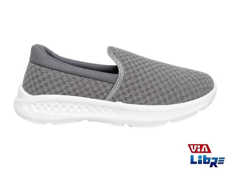 Zapatilla baja de lona con plantilla anatomica