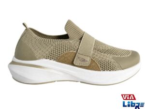 Zapatillas elastizadas verdes