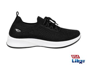 Zapatilla elastizada con brillos