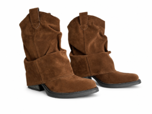Bota caña baja tipo tejana gamuzada