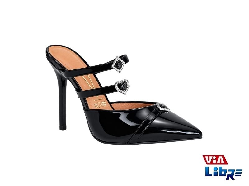 Zapato tipo stiletto vizzano negro - Imagen 4