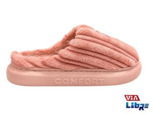 Pantuflas Polar Gummi Confort Rosa