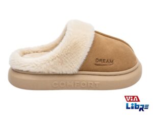 Pantuflas Polar Gummi Share Beige