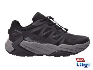 Zapatilla trekking jaguar negro/gris