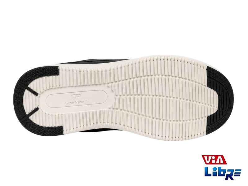 Zapatilla urbana acordonada negra - Imagen 2