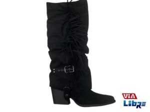 Bota Caña Alta Gamuzada Desmontable