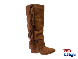 Bota Caña Alta Gamuzada Desmontable