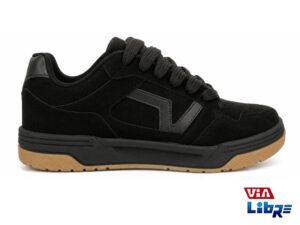 Zapatillas urbanas de ecocuero negras