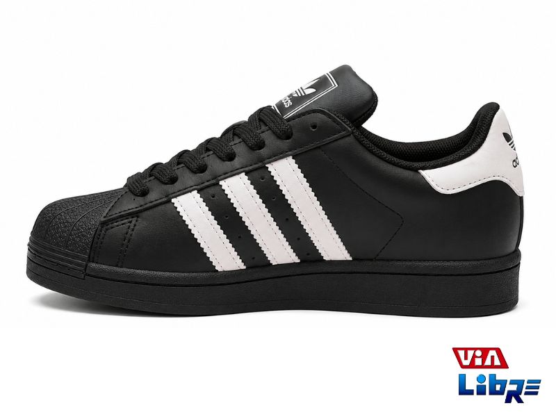 Zapatilla Urbana tipo adidas de ecocuero - Imagen 2