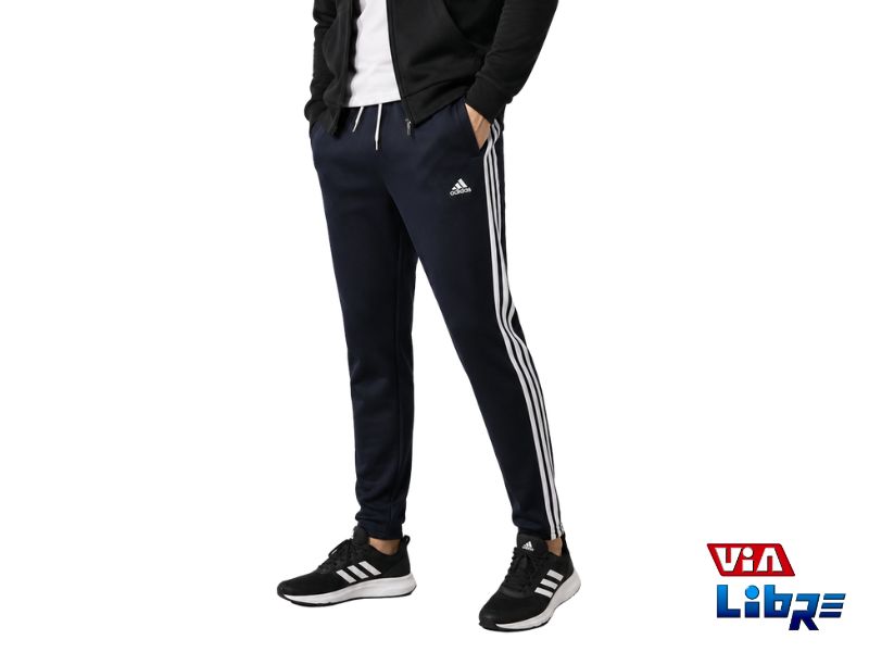 Pantalon de Algodon de Joging tipo adidas - Imagen 3