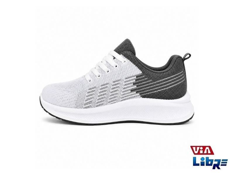 Zapatilla Deportiva Color Blanco - Imagen 2