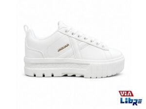 Zapatilla Urbana jaguar 4369 Blanca de Ecocuero
