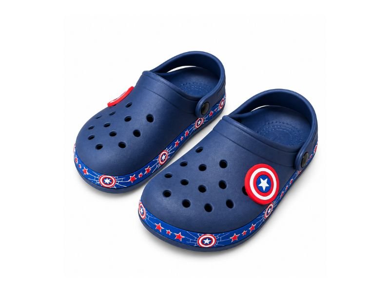 Zuecos Super Heroes en Azul - Imagen 2