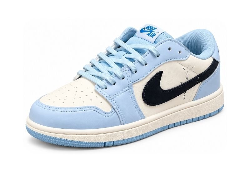 Zapatilla Urbana en Azul y Celeste - Imagen 4