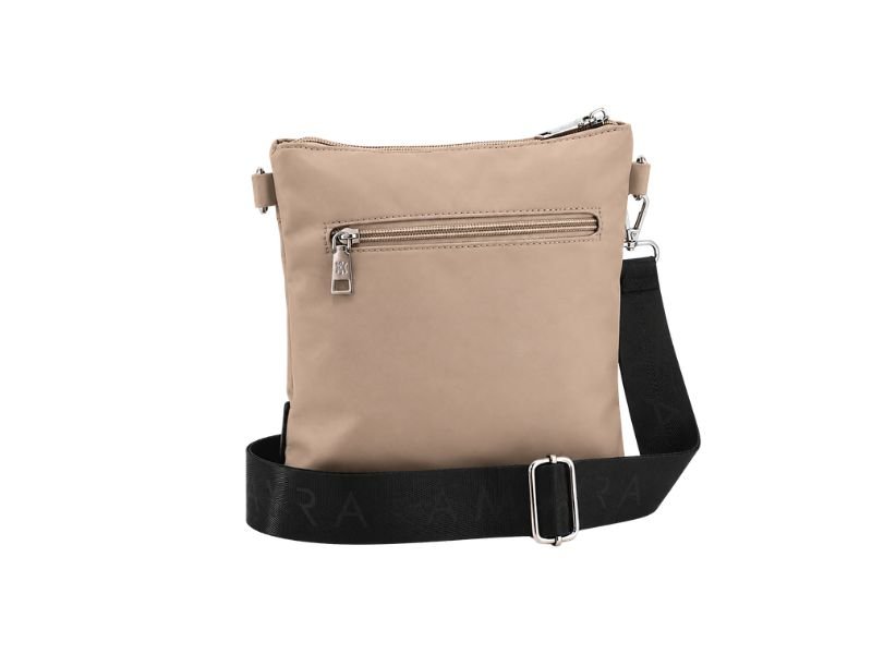 Cartera Bandolera Clasica Amayra en Beige - Imagen 2