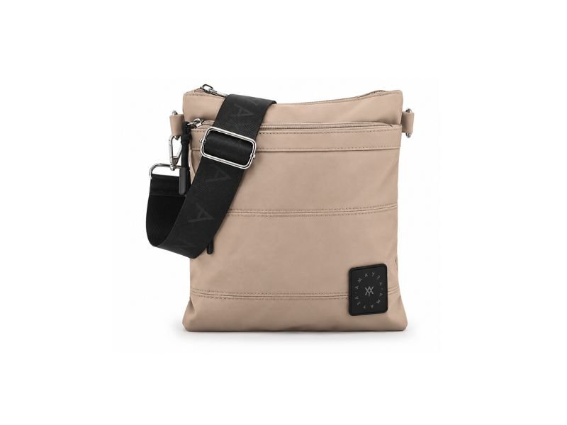Cartera Bandolera Clasica Amayra en Beige