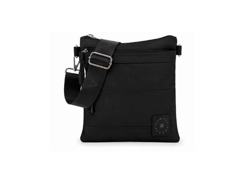 Cartera Bandolera Clasica Amayra en Negro