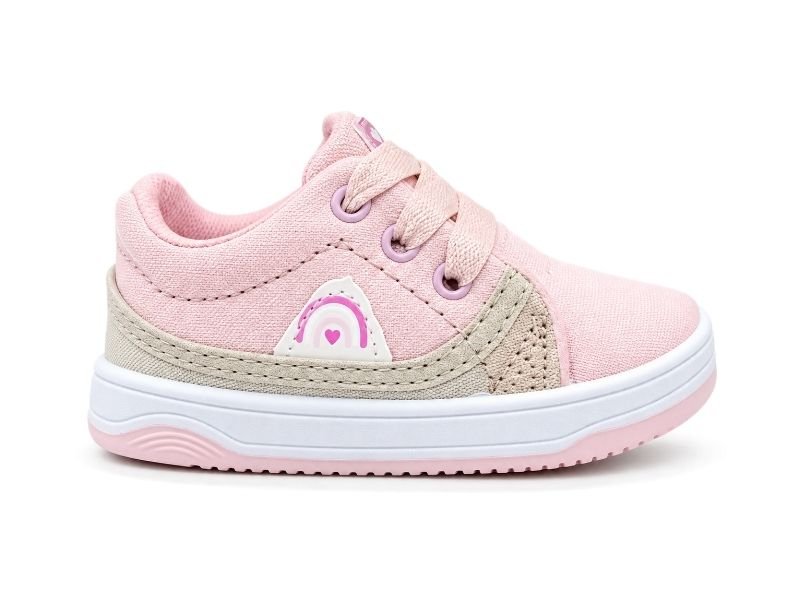 Zapatillas Hey Baby en Rosa y Beige