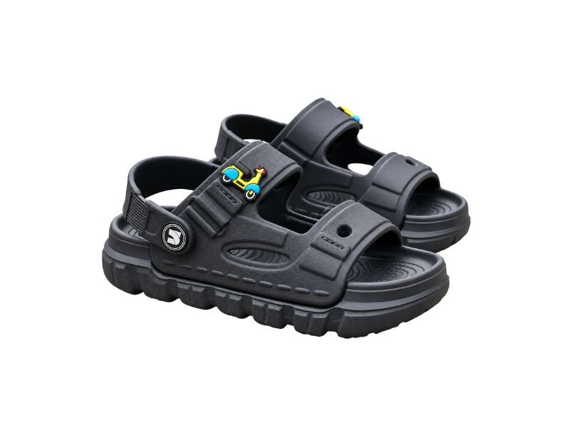 Sandalias Soft en Negro - Imagen 2